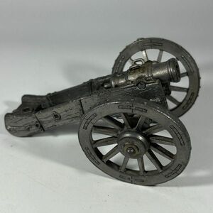 Vintage RARE Kirk Stieff Miniature Pewter Cannon 4"